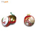 ball shape Christmas gift tin box