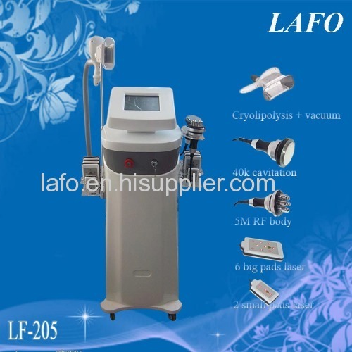 4 in 1 cavitation rf lipo laser cryolipolysis slimming machine