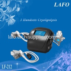 3 handles Portable Cryolipolysis Machine