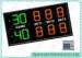 Wireless Electronic Tennis Scoreboard Red And Green , Aluminum Housing