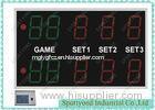 Sports Electronic Tennis Scoreboard With Wireless RF Control , Gymnasium Scoreboard