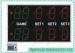 Sports Electronic Tennis Scoreboard With Wireless RF Control , Gymnasium Scoreboard
