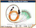 Fiber Optic 12 Strand SC LC Fiber Optic Patch Cord With MTP Female to FC APC Polish