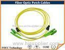 CATV Ethernet 2.0mm Fiber Optic Patch Cables Single Mode On Patch Panel