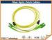 CATV Ethernet 2.0mm Fiber Optic Patch Cables Single Mode On Patch Panel