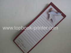 Religious paper notepad with magnetic sticker printing