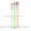 professional High End home Nail Art Brushes Cuticle Tips Set