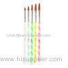 professional High End home Nail Art Brushes Cuticle Tips Set