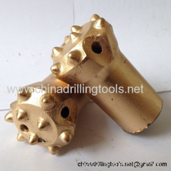 Rock thread button drill bits