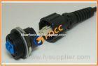 Waterproof IP67 Rating Metal And Plastic Fiber Optic LC Connectors Types