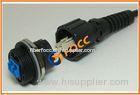 Waterproof IP67 Rating Metal And Plastic Fiber Optic LC Connectors Types