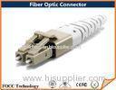 Network Singlemode Fiber Optic LC Connector For Dual Cable and Zip Cord Terminated