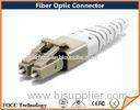 Network Singlemode Fiber Optic LC Connector For Dual Cable and Zip Cord Terminated