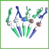 Plastic Sports Ballpoint Pens with lanyard