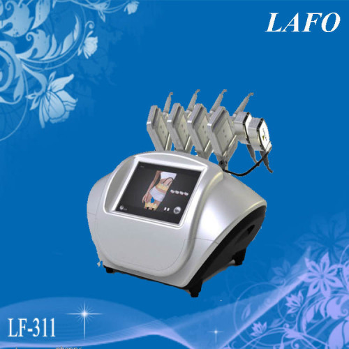 6 pads diode lipo laser body slimming machine