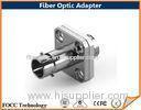 Simplex Metal Fiber Optic Adapter For Mounting In Panel With Square Cut Out