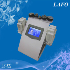 6 in 1 portable vacuum rf cavitation laser lipo slimming machine