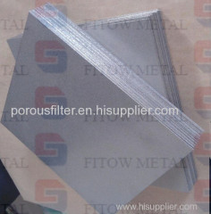 Powder Sintered Stainless Steel Plate Water Filter