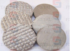 stainless steel filter sintered porous disc filter