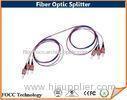 Custom Singlemode Fiber Optic Coupler 1310nm 1550nm , PLC Optical Splitter