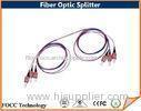 Custom Singlemode Fiber Optic Coupler 1310nm 1550nm , PLC Optical Splitter