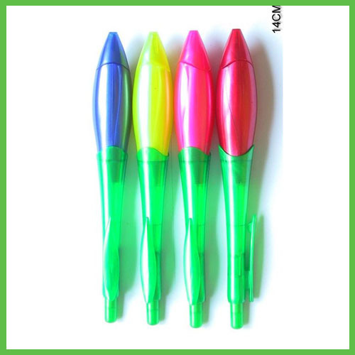 Flower design Plastic Ball Point Pens