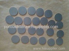 Porous Metal sintered disc filter
