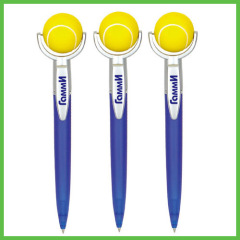 Plastic Ballpoint Pens with Tennis ball