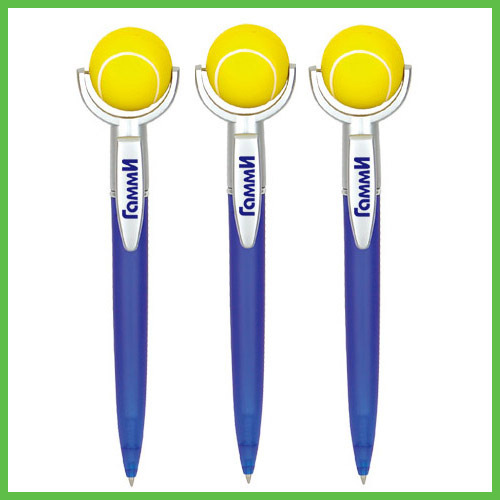 Plastic Ballpoint Pens with Tennis ball