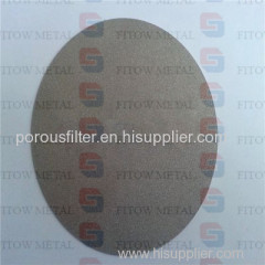 sintered porous disc filter for water treatment