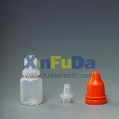 Plastic child-proof eye dropper bottle