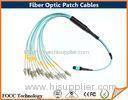 Multimode 4 Core Fiber Optic Patch Cables Plug and Play 2.0mm LSZH Jacketed