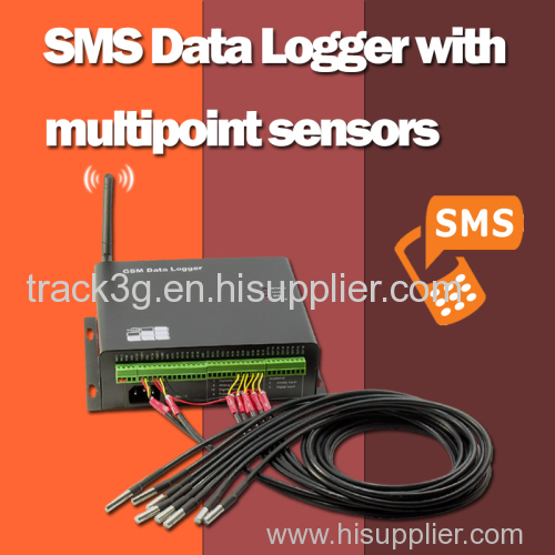 Data Logger with multipoint sensors & GSM module