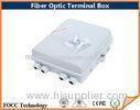 4 Port FTTH Outdoor Fiber Optic Termination Box With SC / LC / FC / ST Connector