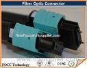 Simplex MPO / MTP Ribbon Fiber Optic Connector / Male And Female Connectors