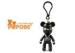 Fashionable Bag Accessories 3" Vinyl POPOBE Bear Keychain For Young People