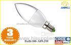 No Ultraviolet led dimmable candle bulb E14 / E27 With Epistar 100LM / W led candle lights