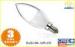 No Ultraviolet led dimmable candle bulb E14 / E27 With Epistar 100LM / W led candle lights