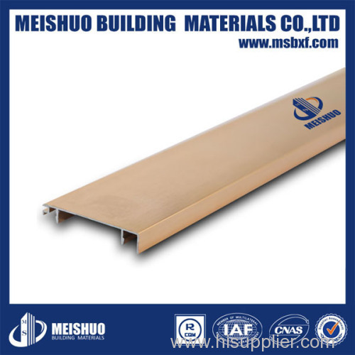 Metal baseboard in flooring accessaries