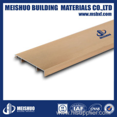 Aluminum skirting baseboard for wall base