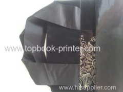 Chocolate packaging gift bag with 5cm wide silk ribbons design and printing online