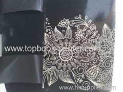 Chocolate packaging gift bag with 5cm wide silk ribbons design and printing online