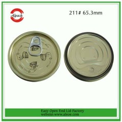 Tin Can Lid Easy Open End