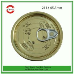 Tin Can Lid Easy Open End