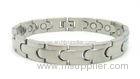 Polishing sand Man's Titanium Magnetic Bracelet / titanium health bracelet
