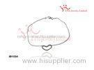 Ladies 6.5 Inch Customized Cute 925 Sterling Silver Love Bracelets With Chain For Children