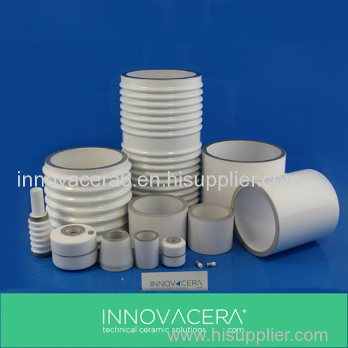 Good Electronic Insulator Alumina Metallized Ceramics Tube