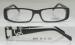 Full Rim Rectangular Brown / Black Acetate Optical Frames For Girls