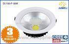 High brightness 240v 30w Cob Led Downlight / 4 Inch Led Light