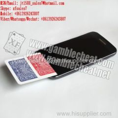 XF samsung mobile phone poker exchanger device for poker size of playing plastic cards and paper cards.